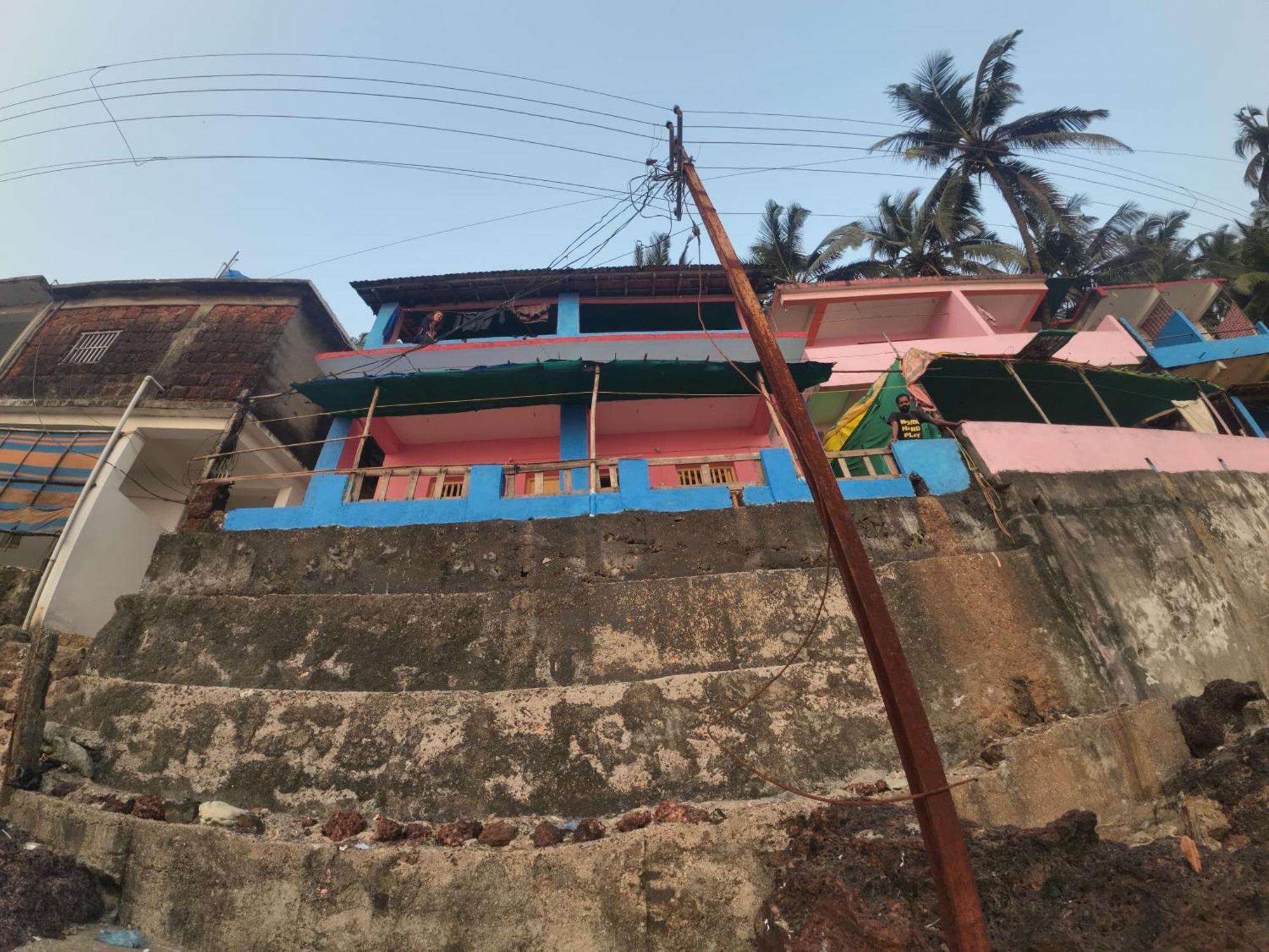 Om Ganesh Guest House Cliffside Arambol Dış mekan fotoğraf